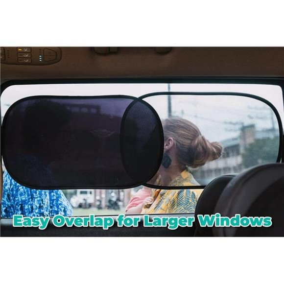 Car Window Shade (4Pack)- Car Window Shade for Baby- Car Seat Sun Protection - Picture 4 of 6